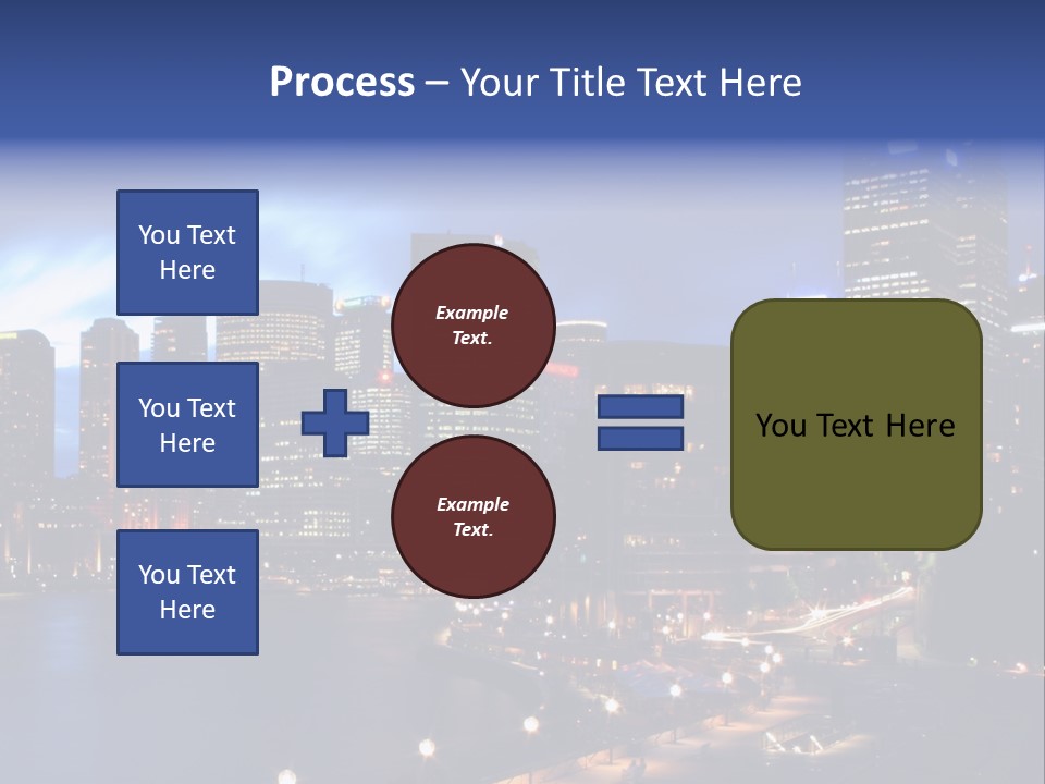 Harbor Waterside Attraction PowerPoint Template