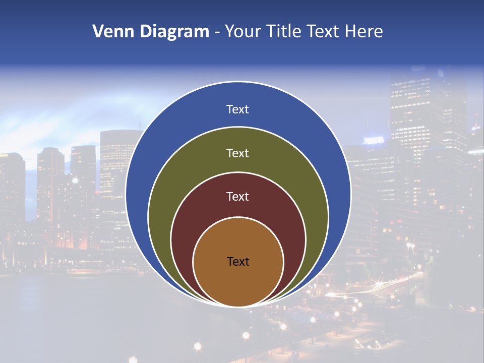 Harbor Waterside Attraction PowerPoint Template