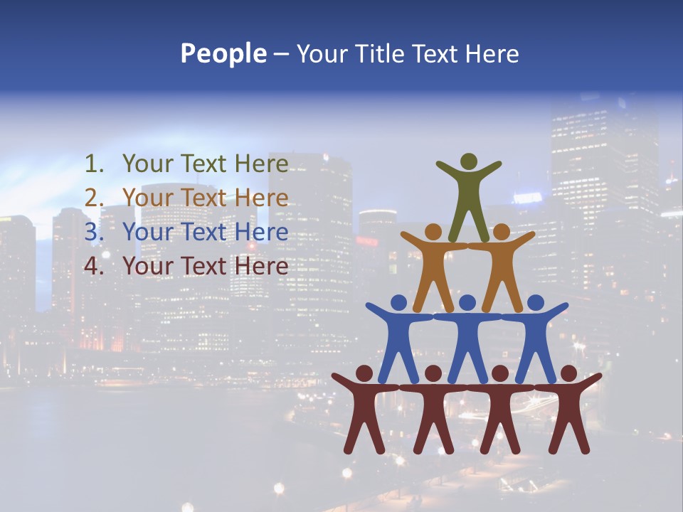 Harbor Waterside Attraction PowerPoint Template