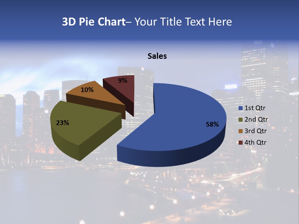 Harbor Waterside Attraction PowerPoint Template