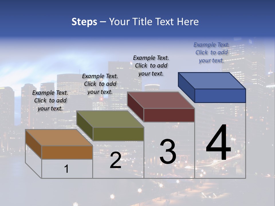 Harbor Waterside Attraction PowerPoint Template