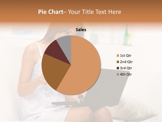 Connected Internet Female PowerPoint Template