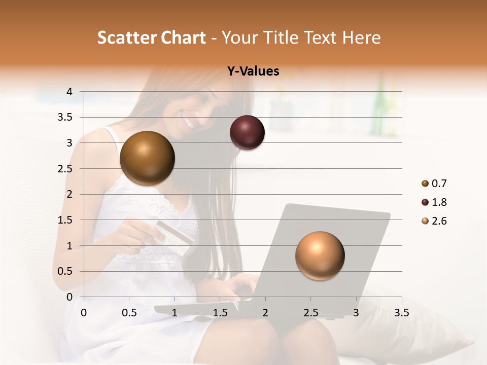 Connected Internet Female PowerPoint Template