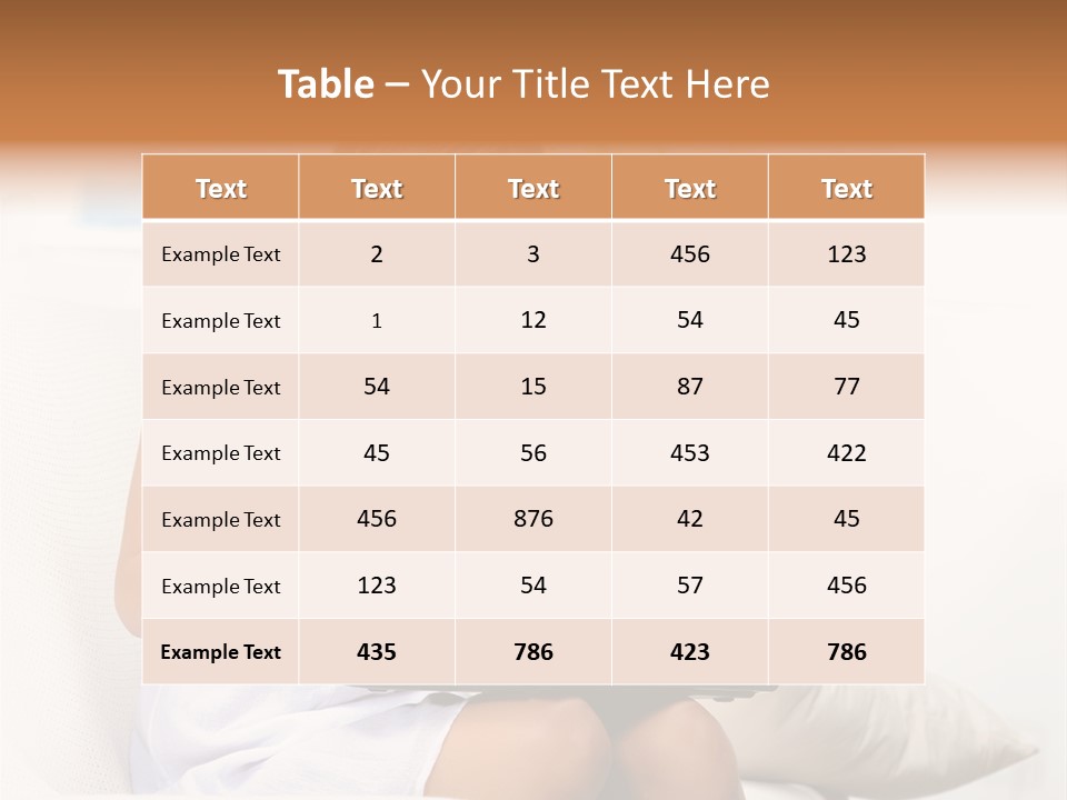 Connected Internet Female PowerPoint Template