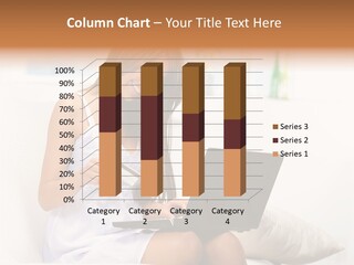 Connected Internet Female PowerPoint Template