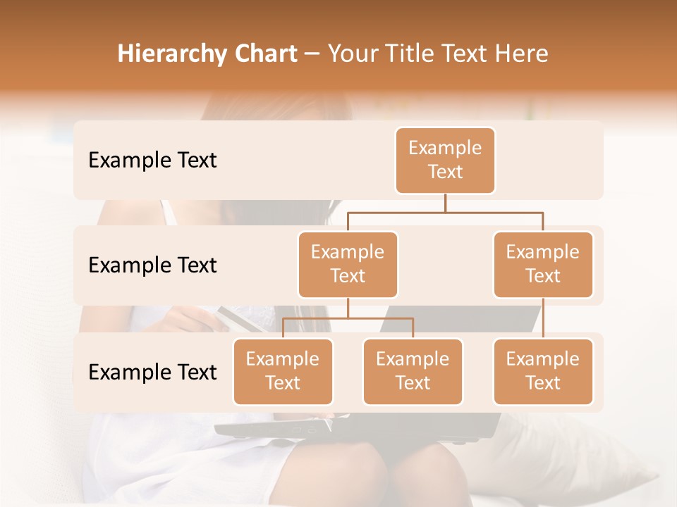 Connected Internet Female PowerPoint Template