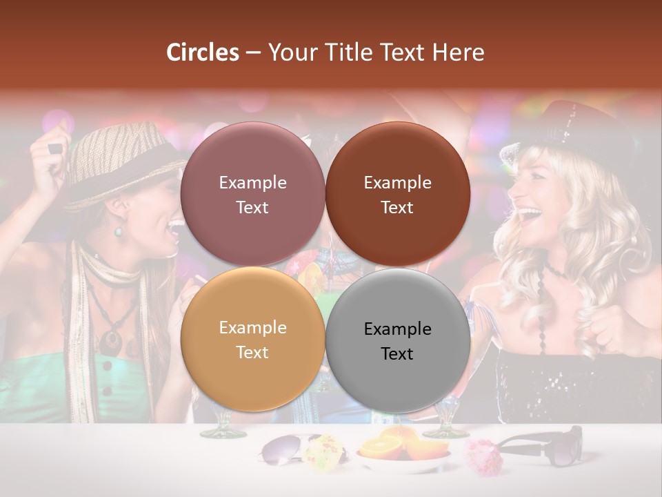 Lights Club Fun PowerPoint Template