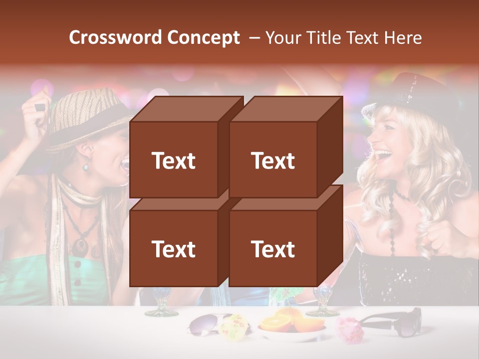 Lights Club Fun PowerPoint Template