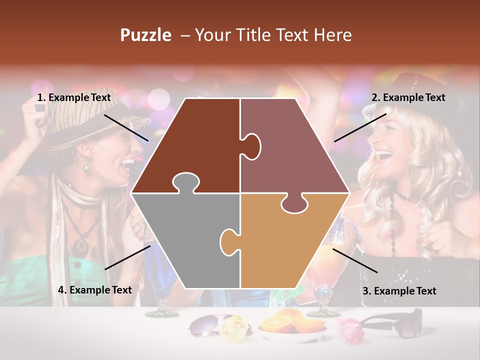 Lights Club Fun PowerPoint Template