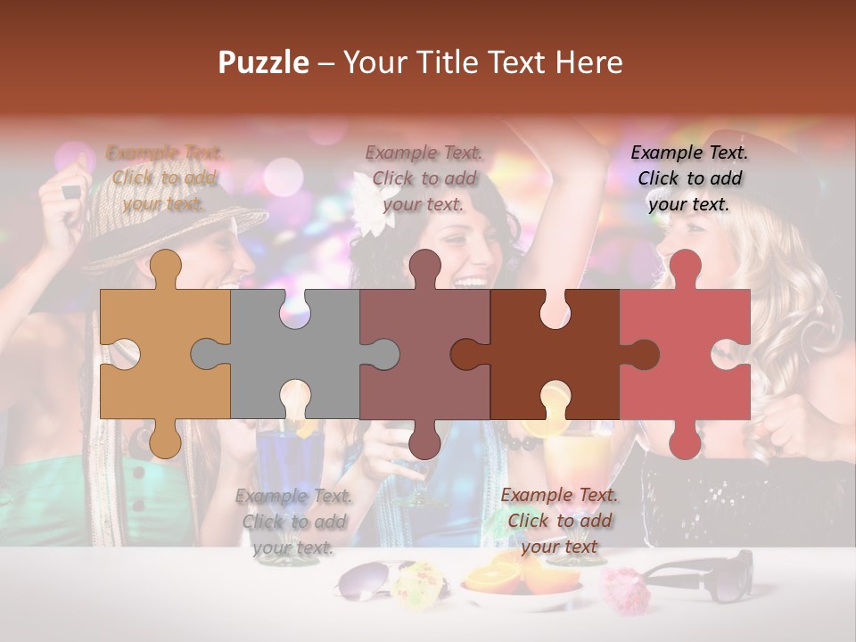 Lights Club Fun PowerPoint Template