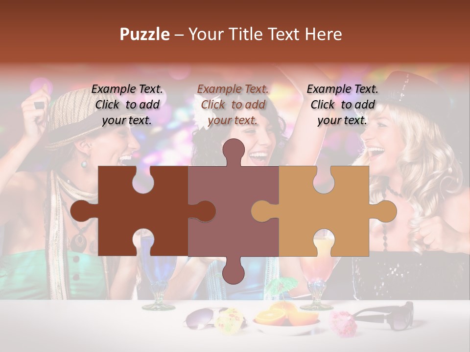 Lights Club Fun PowerPoint Template