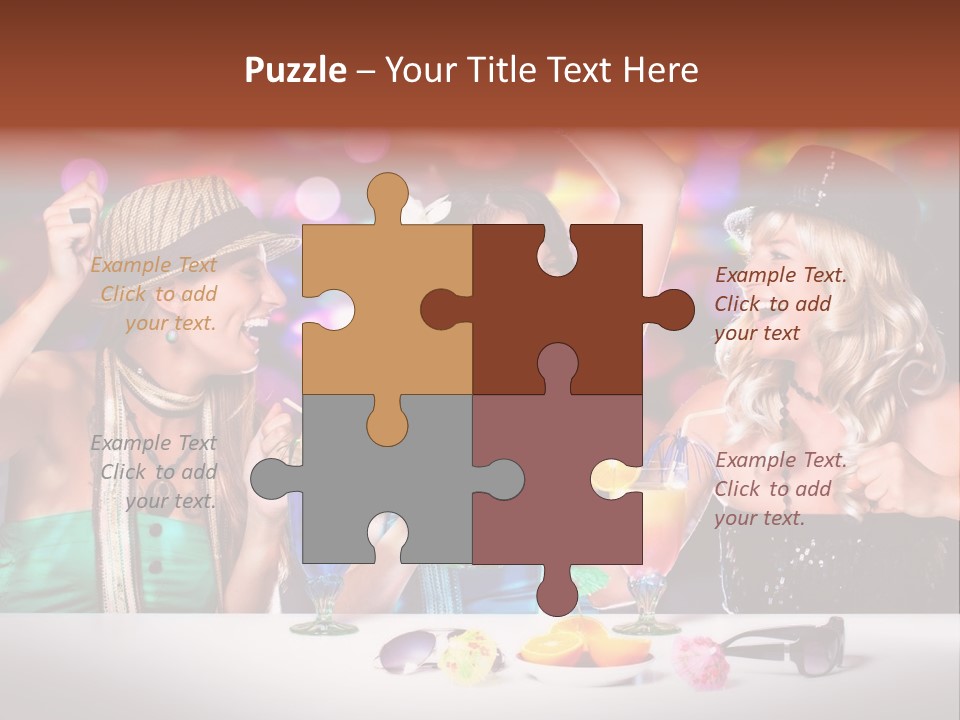 Lights Club Fun PowerPoint Template