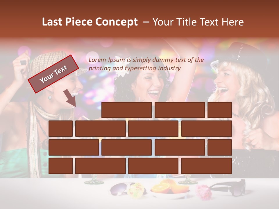 Lights Club Fun PowerPoint Template
