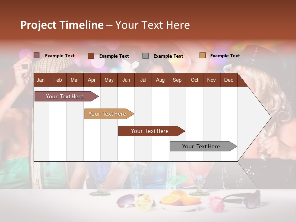 Lights Club Fun PowerPoint Template