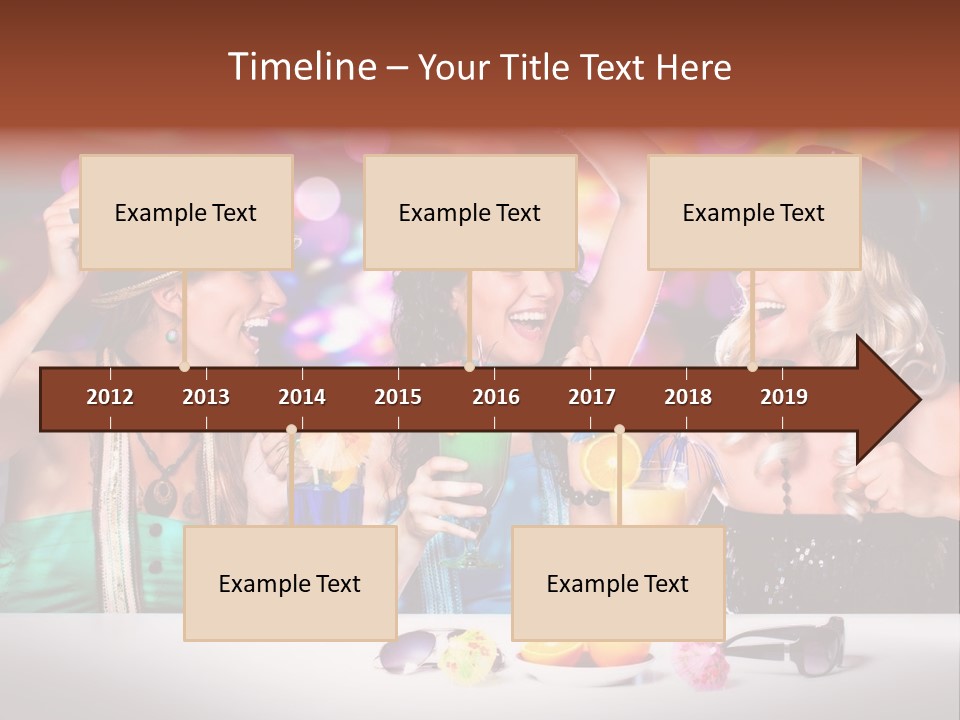 Lights Club Fun PowerPoint Template