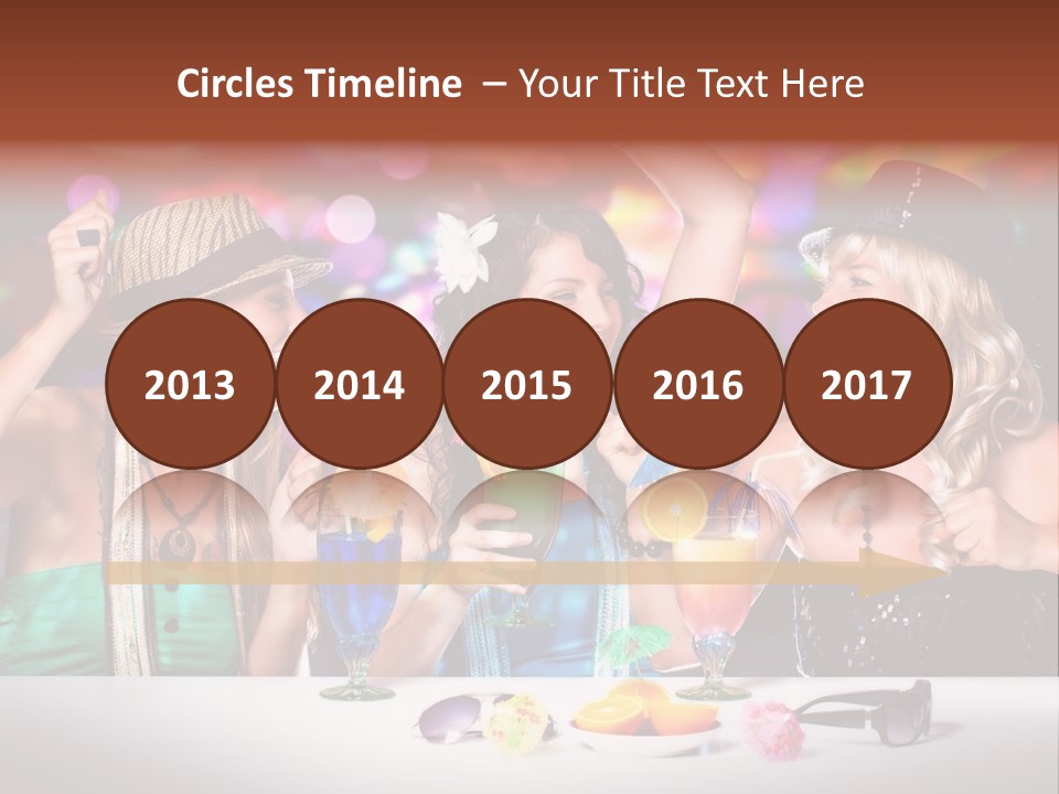 Lights Club Fun PowerPoint Template