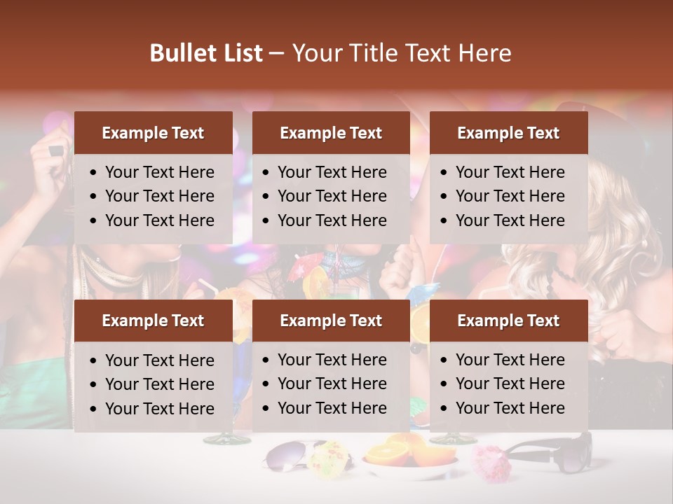 Lights Club Fun PowerPoint Template