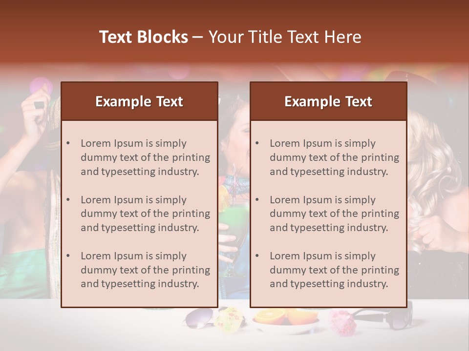 Lights Club Fun PowerPoint Template