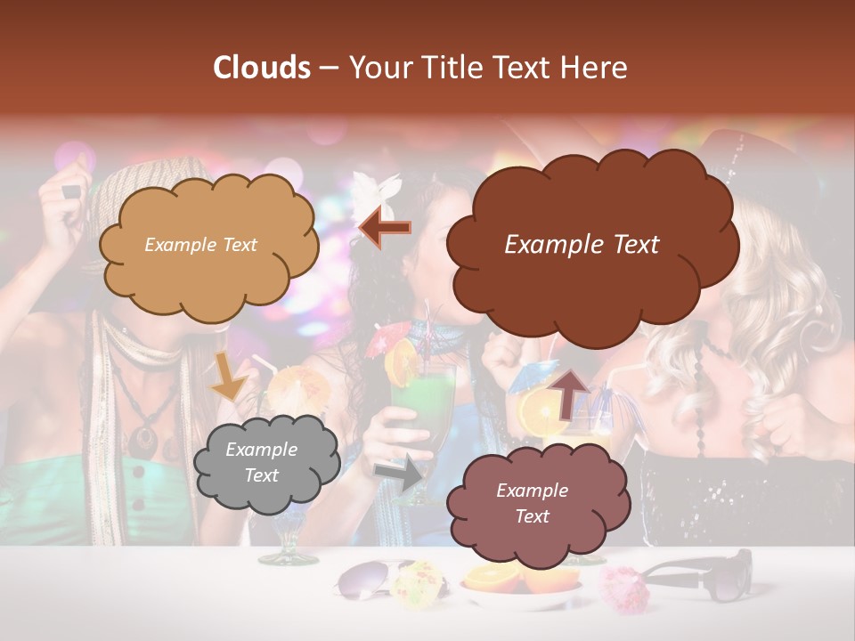 Lights Club Fun PowerPoint Template