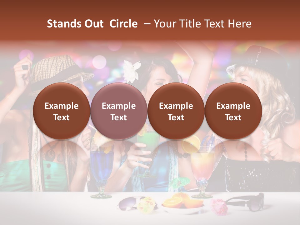 Lights Club Fun PowerPoint Template