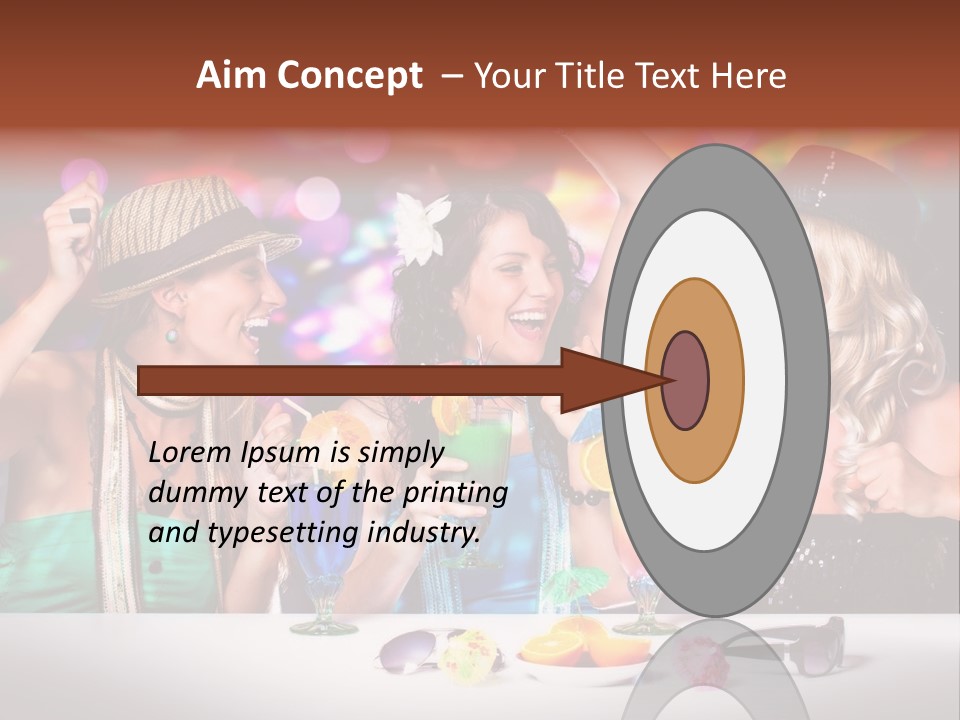 Lights Club Fun PowerPoint Template