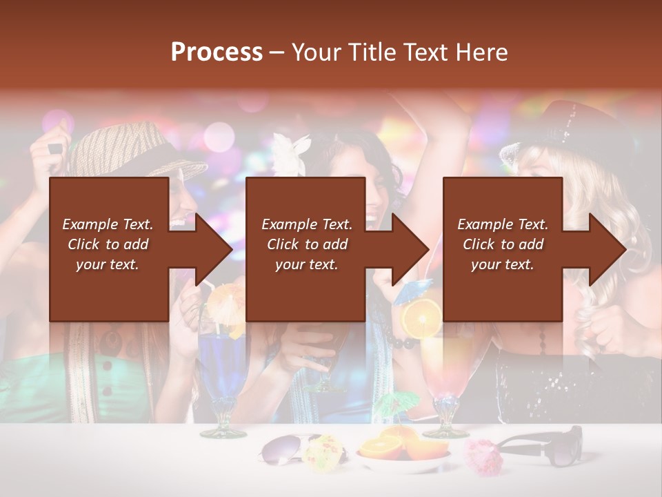 Lights Club Fun PowerPoint Template