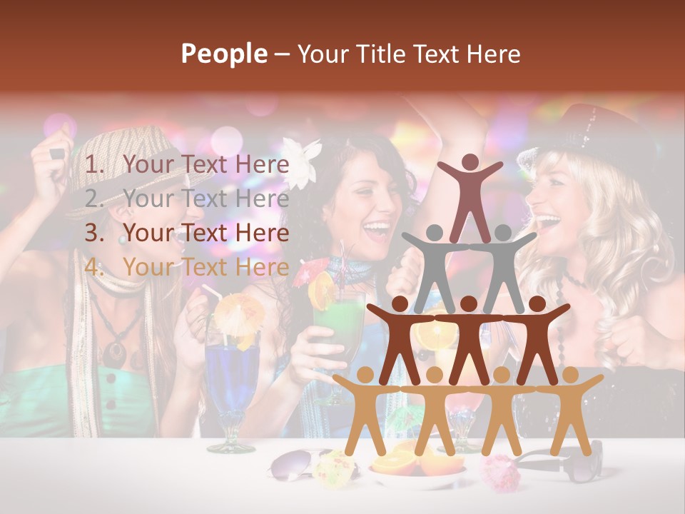 Lights Club Fun PowerPoint Template