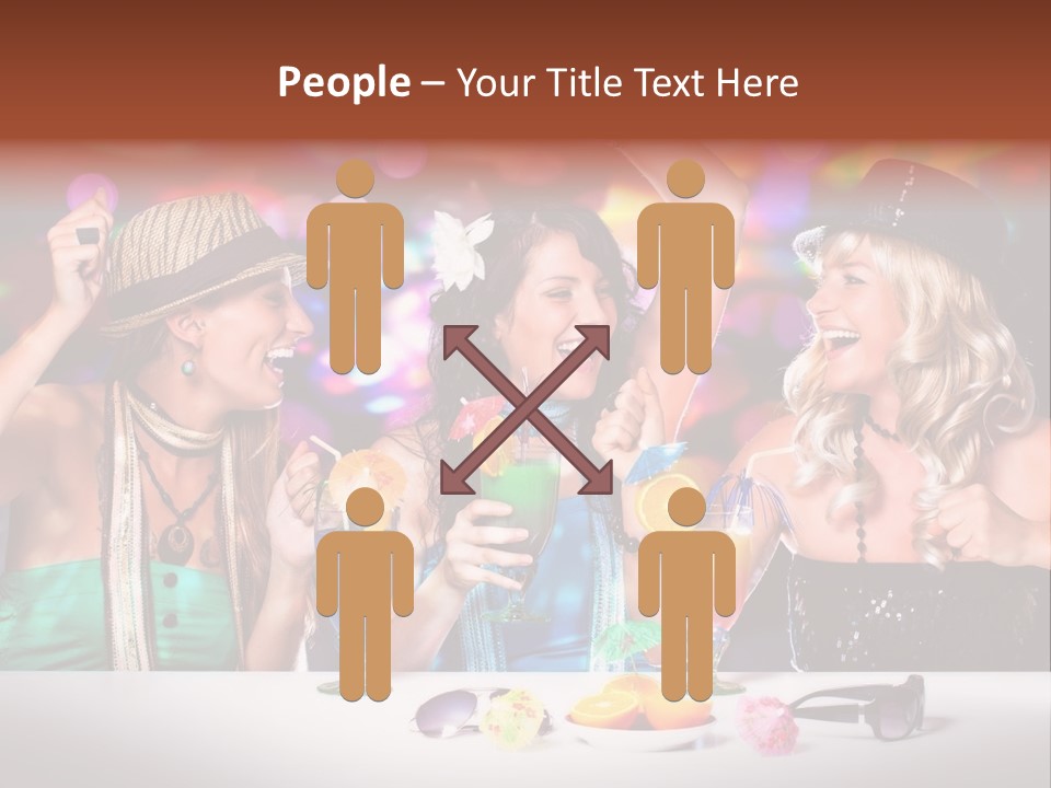 Lights Club Fun PowerPoint Template