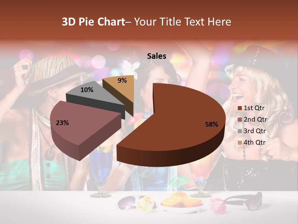 Lights Club Fun PowerPoint Template