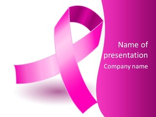 Symbol Shadow Pink PowerPoint Template