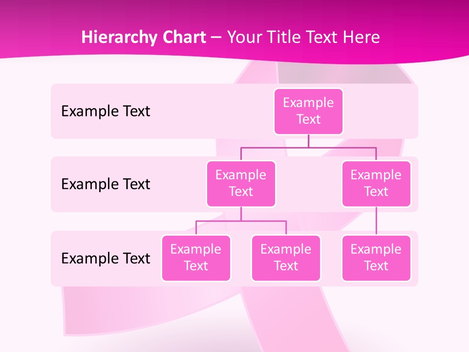Symbol Shadow Pink PowerPoint Template