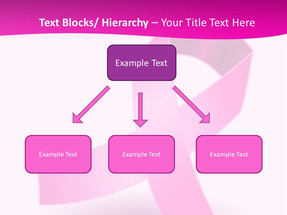 Symbol Shadow Pink PowerPoint Template