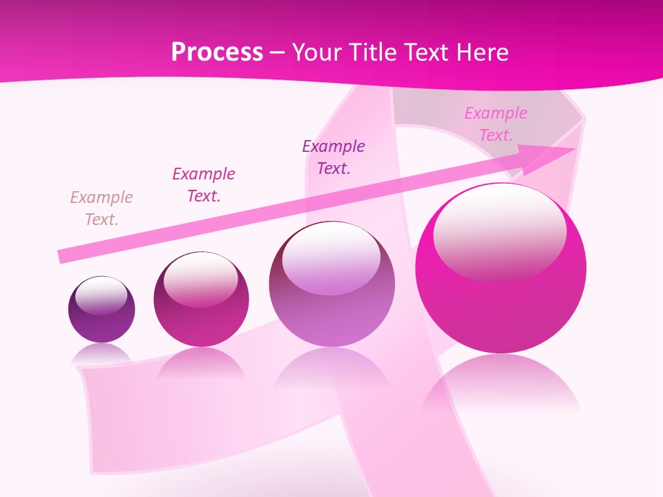 Symbol Shadow Pink PowerPoint Template