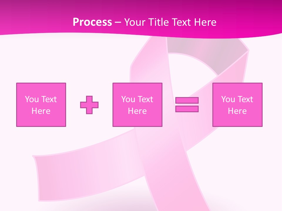 Symbol Shadow Pink PowerPoint Template