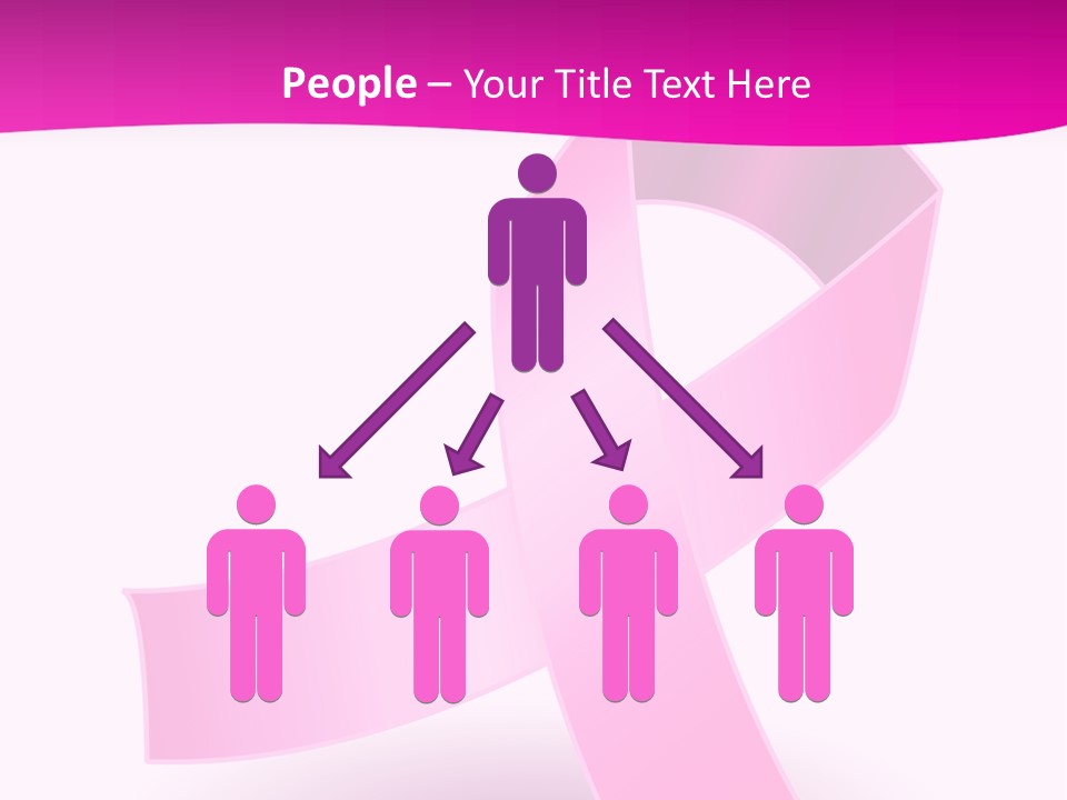 Symbol Shadow Pink PowerPoint Template