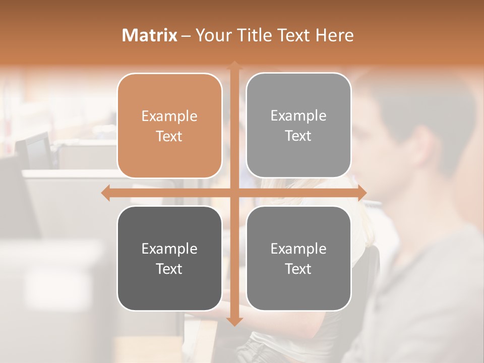 College Caucasian Appearance Happy PowerPoint Template