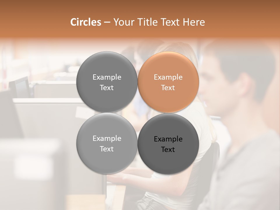 College Caucasian Appearance Happy PowerPoint Template