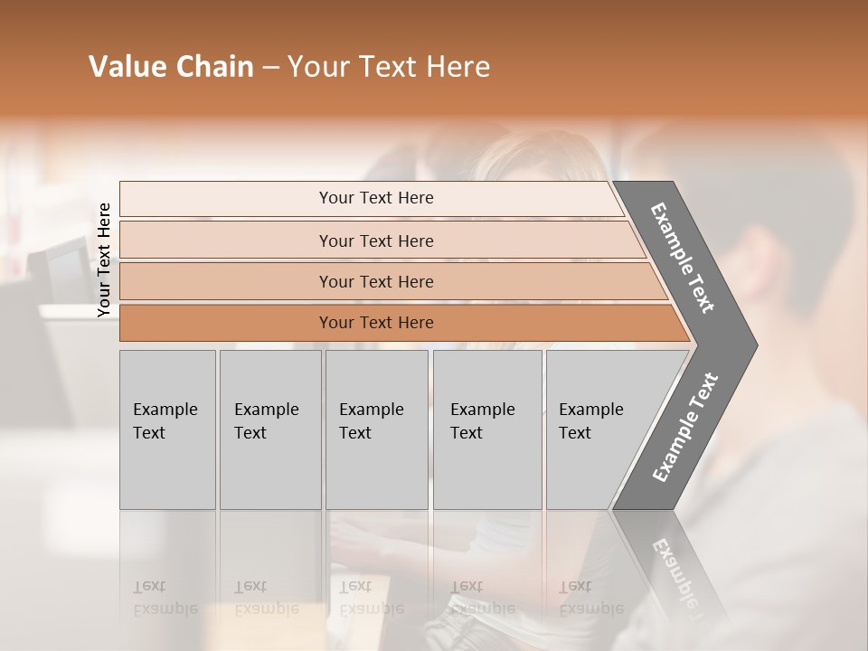 College Caucasian Appearance Happy PowerPoint Template