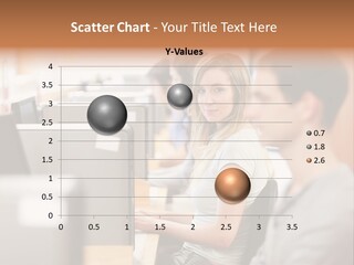 College Caucasian Appearance Happy PowerPoint Template