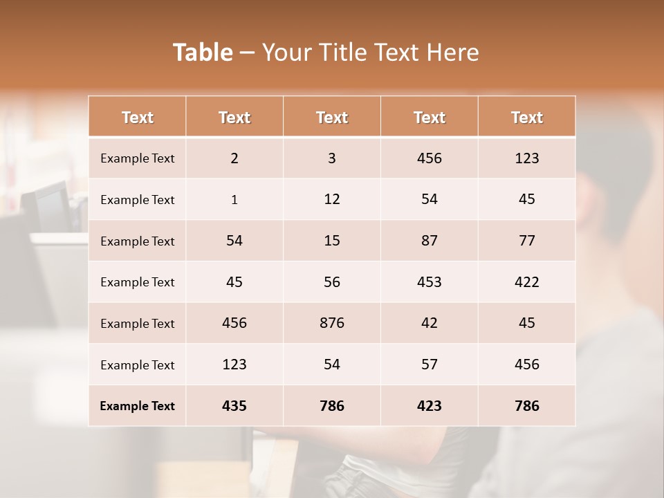 College Caucasian Appearance Happy PowerPoint Template
