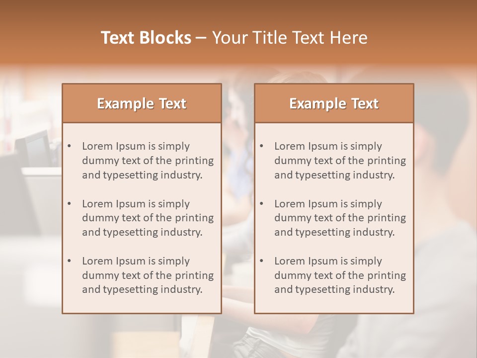 College Caucasian Appearance Happy PowerPoint Template