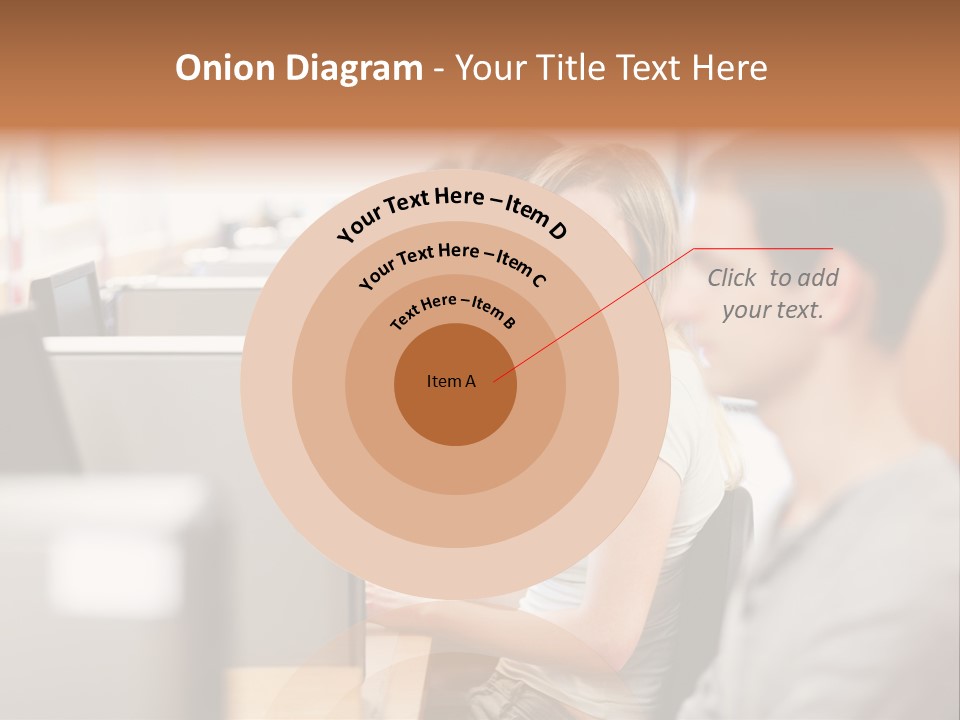 College Caucasian Appearance Happy PowerPoint Template