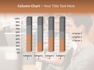 College Caucasian Appearance Happy PowerPoint Template