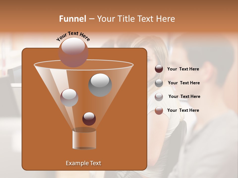 College Caucasian Appearance Happy PowerPoint Template