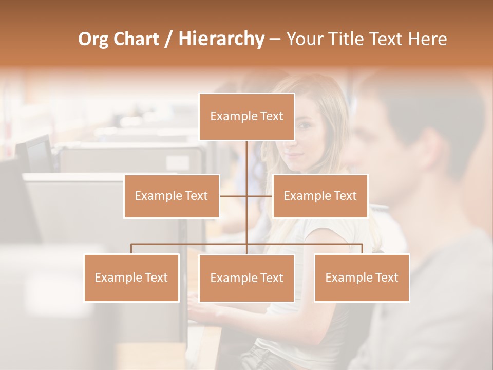 College Caucasian Appearance Happy PowerPoint Template