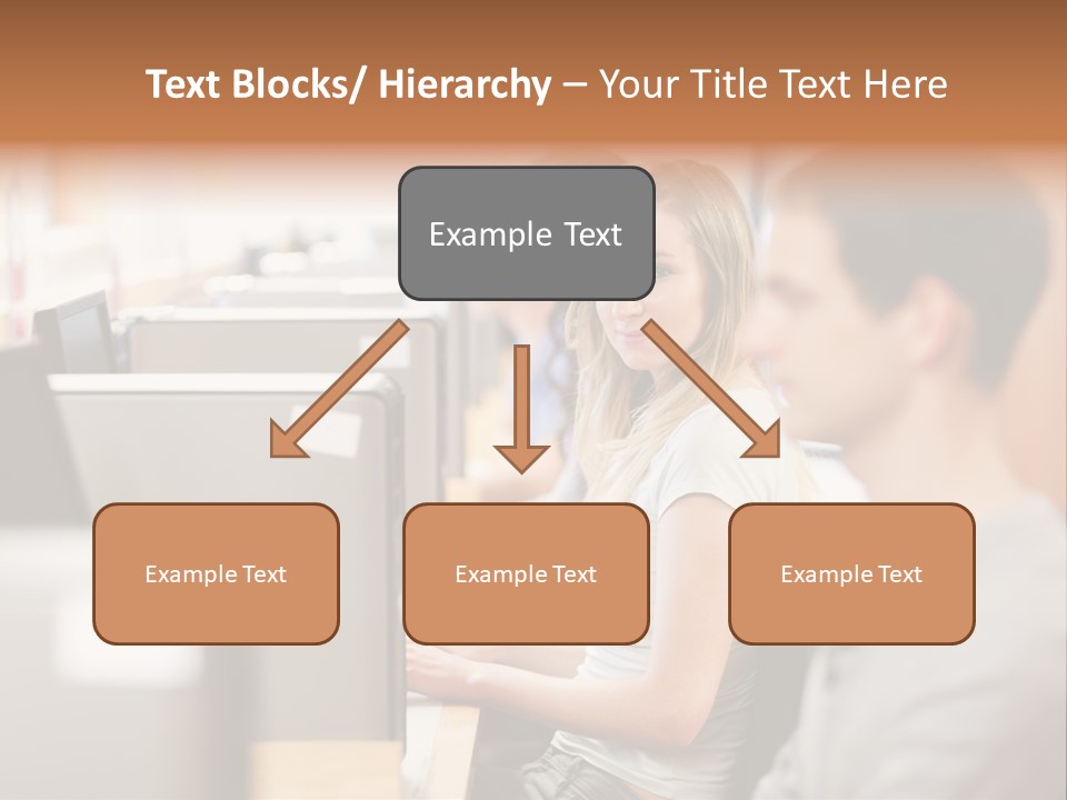 College Caucasian Appearance Happy PowerPoint Template