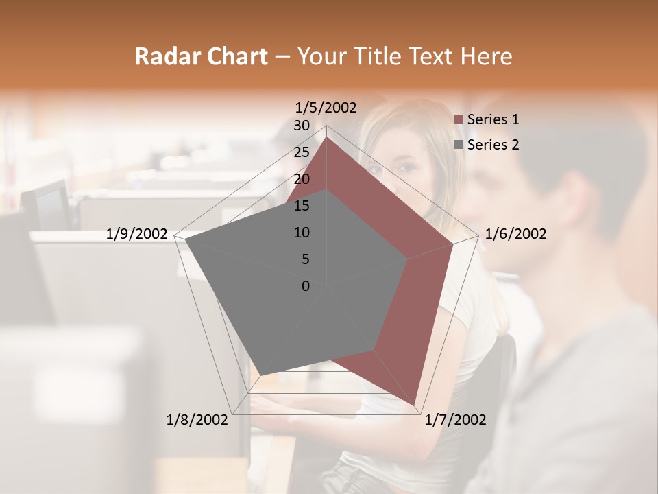 College Caucasian Appearance Happy PowerPoint Template