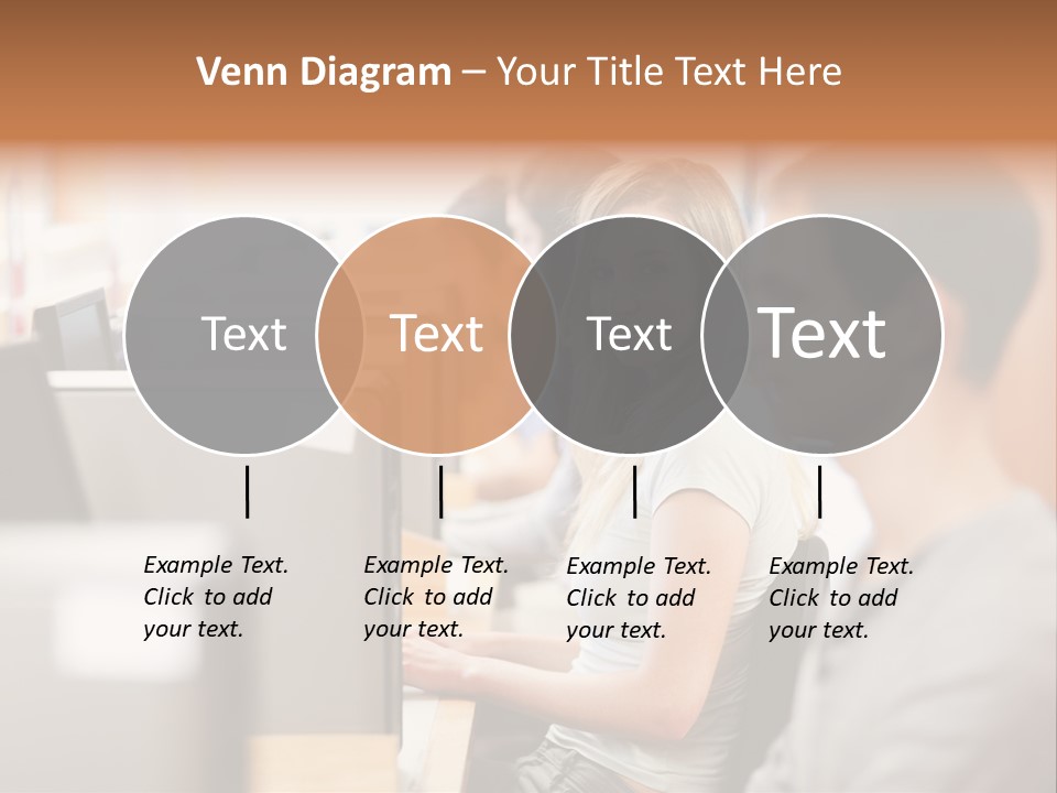 College Caucasian Appearance Happy PowerPoint Template