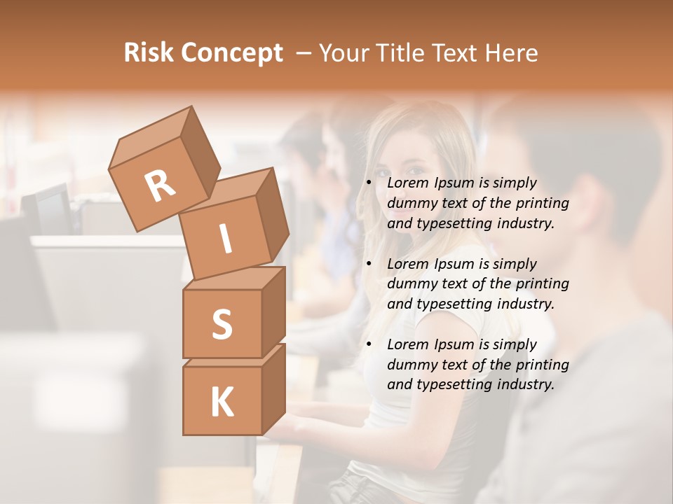 College Caucasian Appearance Happy PowerPoint Template