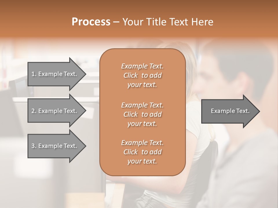 College Caucasian Appearance Happy PowerPoint Template